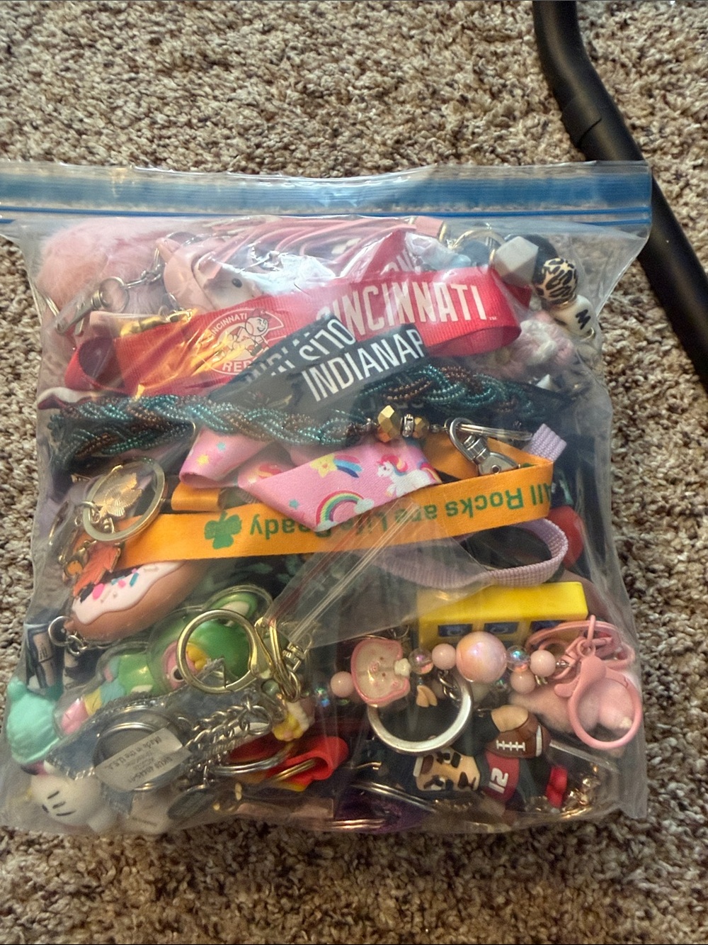 75 piece Keychain & Lanyard